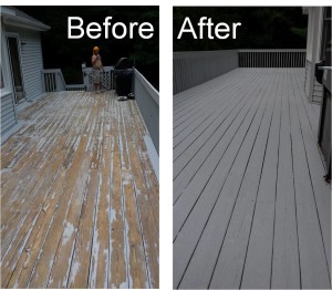 Deck - Before and After